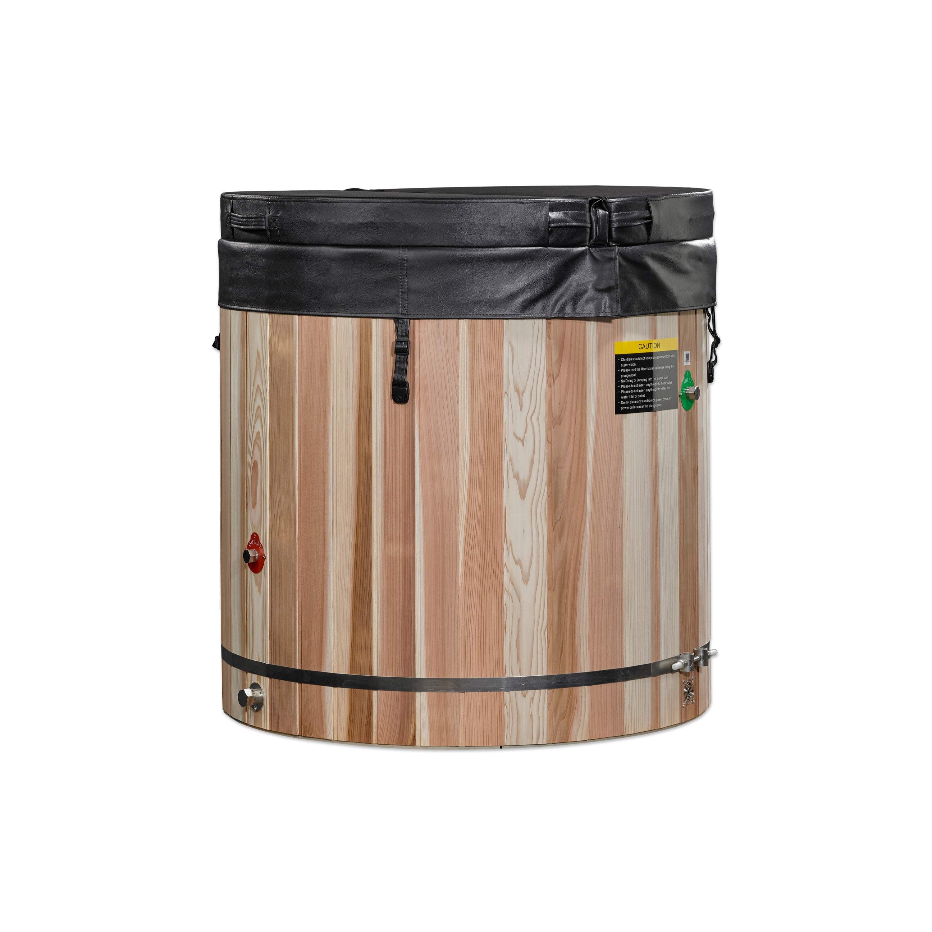Dynamic Cold Therapy Barrel Spa 304 Stainless Steel Cold Plunge