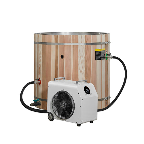 Dynamic Cold Therapy Barrel Spa 304 Stainless Steel Cold Plunge