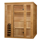 Golden Designs Engelberg 2025 Traditional Outdoor Sauna with Harvia Stove