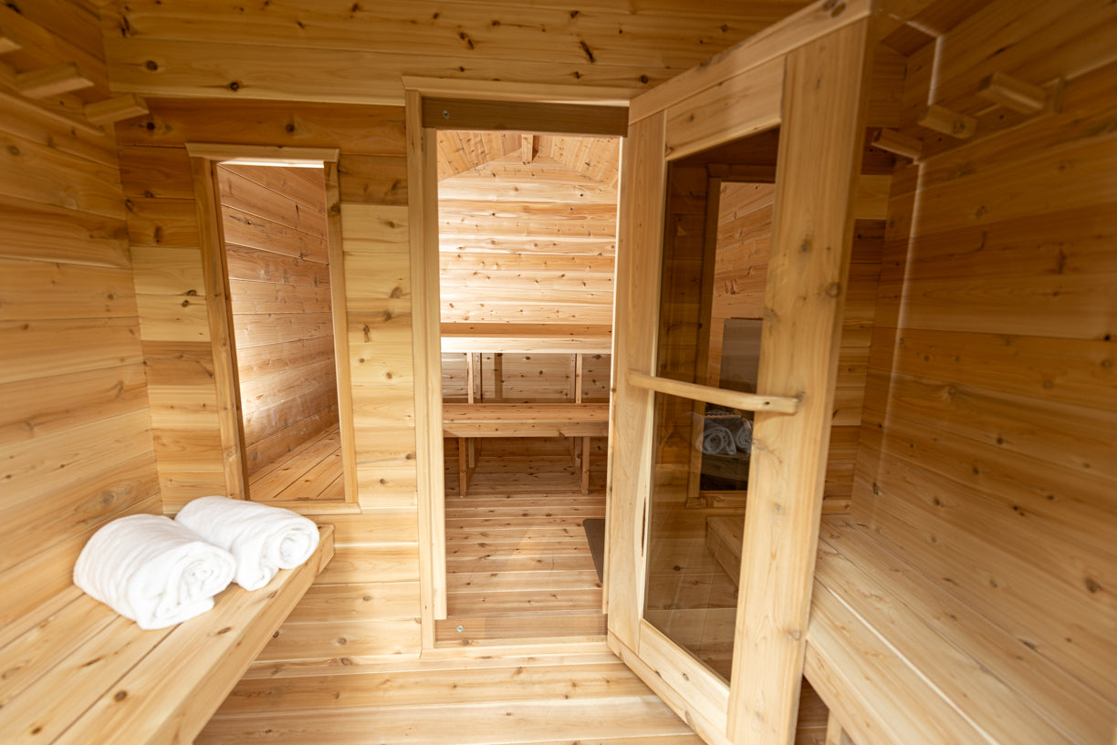 Georgian Cabin Sauna + Changeroom