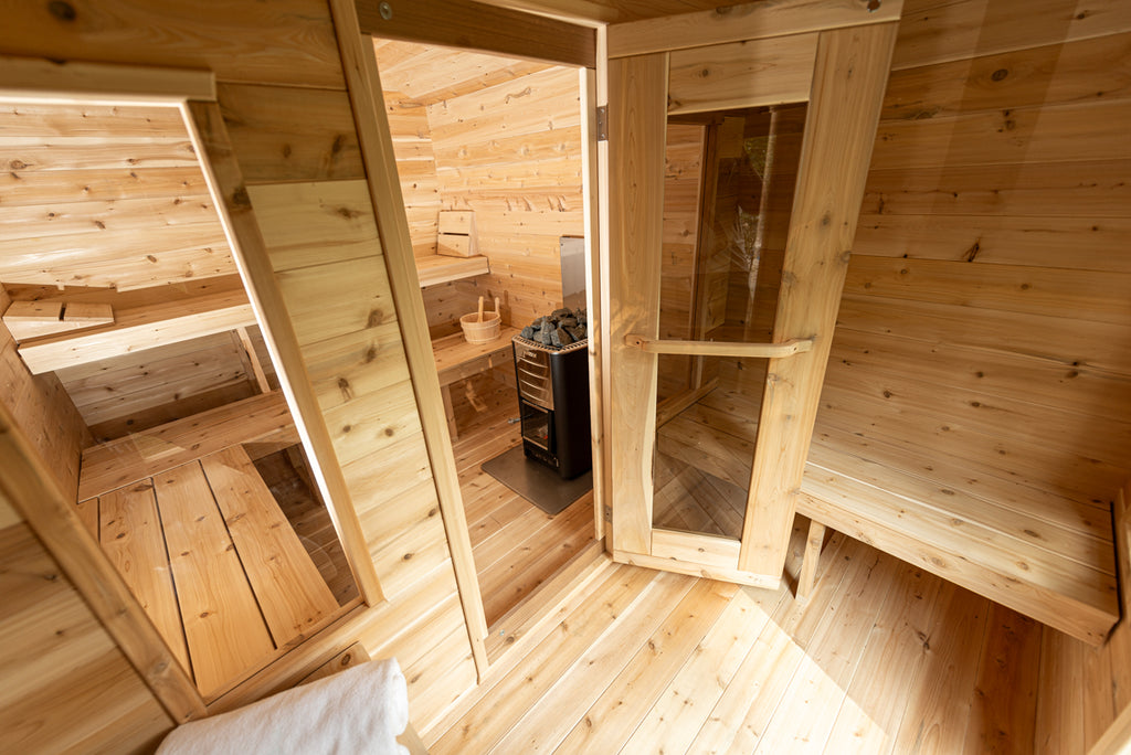 Georgian Cabin Sauna + Changeroom