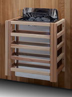 Golden Designs Andermatt 3-Person Traditional Steam Sauna with Harvia Stove